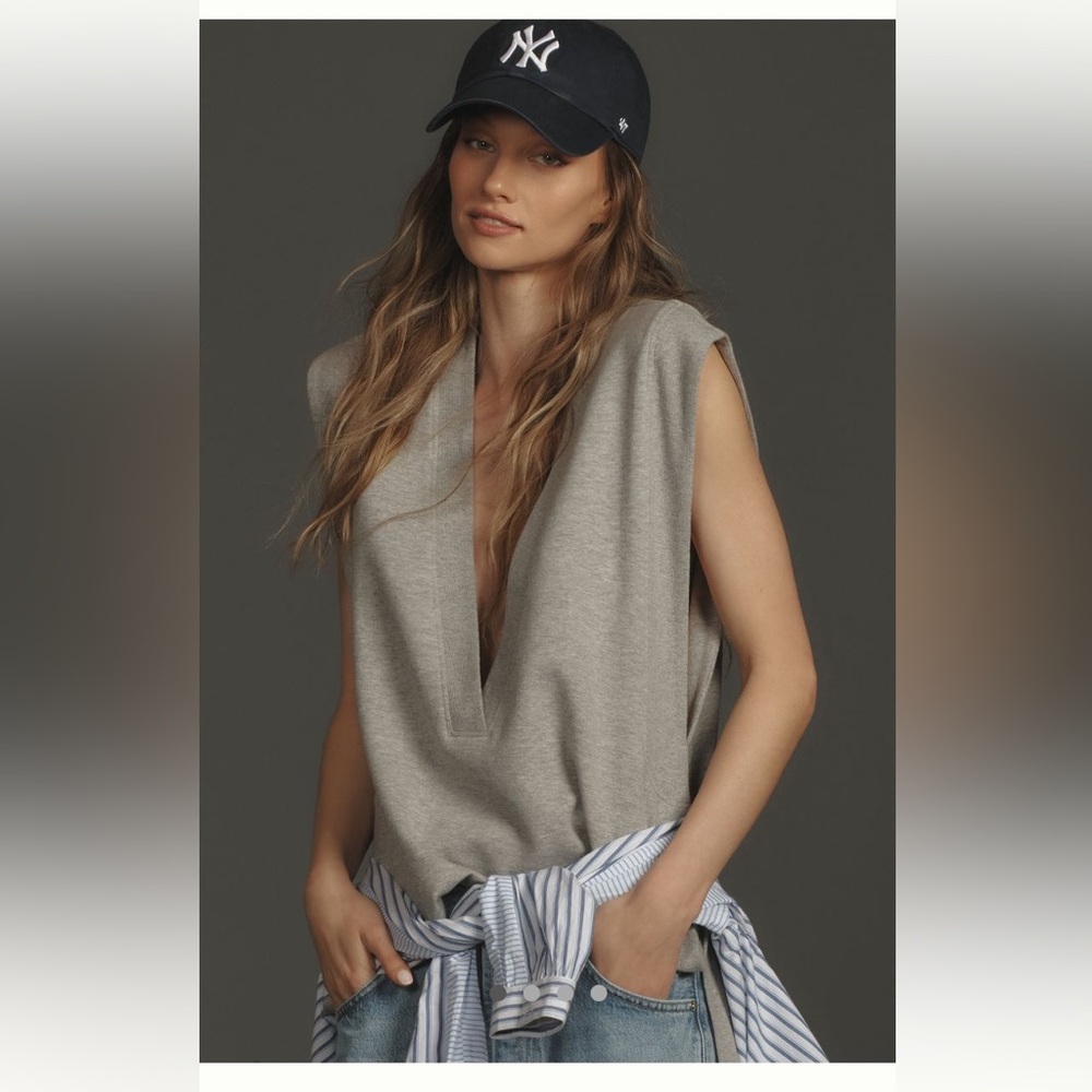 NWT Anthropologie Sweatshirt Vest